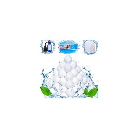 Balles filtrantes pour piscine 700 g, pour systèmes de filtration à sable, peut remplacer 25 kg de sable filtrant, pour filtre à sable, piscine, robot