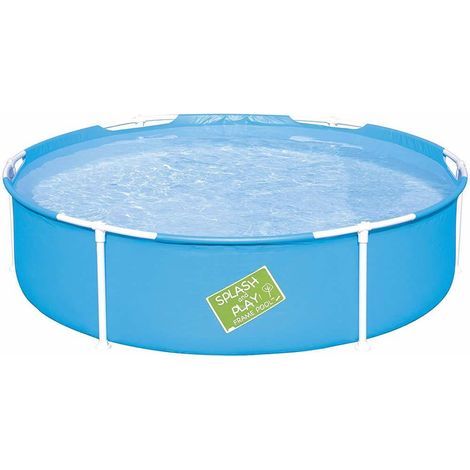BESTWAY piscina 152x38 cm 56283 , Piscina 56283.
-Marca: Bestway.
-Modelo: 56283.
-Dimensiones: 150 x 38 x 75 cm.
-Capacidad: 580 litros.
-De forma redonda, color azul y estructura