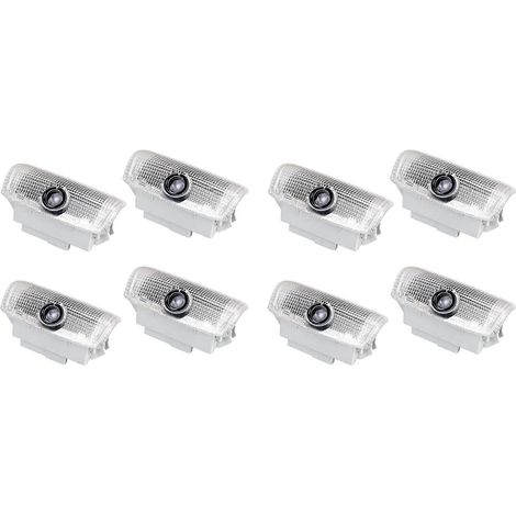 Projecteur de logo LED pour portières de voiture, éclairage d'ombre, lampe fantôme pour Infiniti FX GM EX Q50 Q70 Q60 QX50 QX70 QX80 (lot de 8) (1/5)