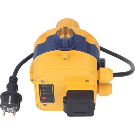 G1in Automatic Water Pump Pressure Switch Smart Pressure Controller IP65 Protection 10A EU Plug 220V‑240V 1.1kw