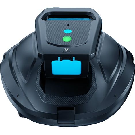 Aspirateur de piscine robotisé, double moteur, 130 minutes d'autonomie, noir (1/2)