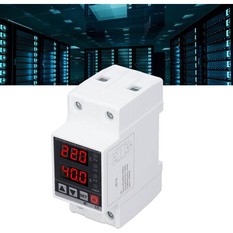 CHLT-613 AC220V Protecteur intelligent de surtension/sous-tension à réarmement automatique réglable avec temporisation de limitation de courant et interrupteur de réarmement automatique (40A) (1/5)