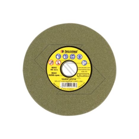 Juego de 4 discos verdes de grano grueso para afiladoras de cadena de motosierra