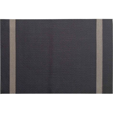 Set de Table Imprimé "Goldira" 30x45cm Noir & Or (1/3)