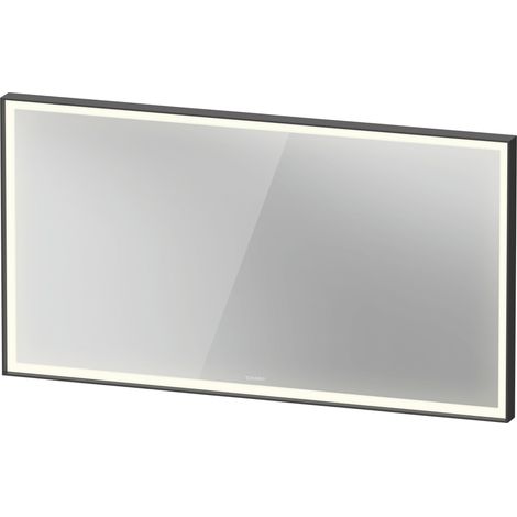 Duravit L-Cube Spiegel mit integrierter Beleuchtung, eckig,