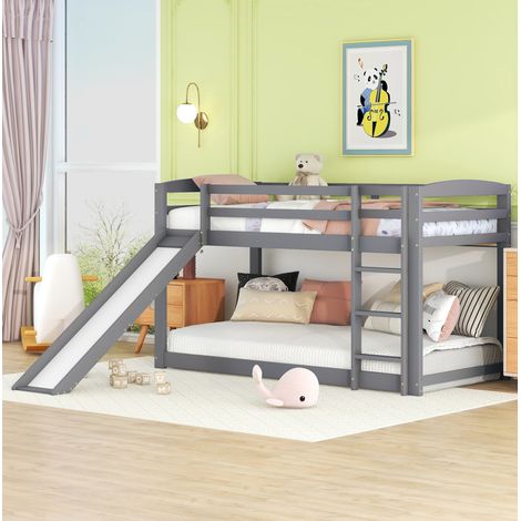 letto 90x200 salvaspazio con scivolo per bambini OKMYHOME (1/5)