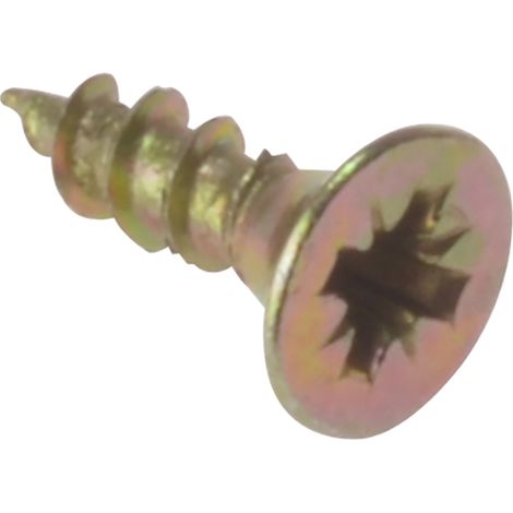 ForgeFix MPS316Y Multi-Purpose Pozi Compatible Screw CSK ST ZYP 3.0 x 16mm Box 200 FORMPS316Y