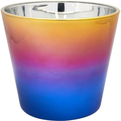 Candela profumata in vetro, design opalescente, moderno (1/5)