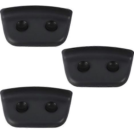 Oreiller de bain spa 3X, oreiller de bain en PU avec ventouses antidérapantes, appui-tête ergonomique pour un spa à domicile relaxant pour la tête et la nuque (1/5)