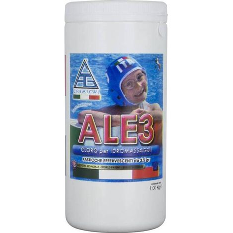 CLORO P/PISCINA PASTIGLIE 3G EFFERVESC ALE3 1 KG