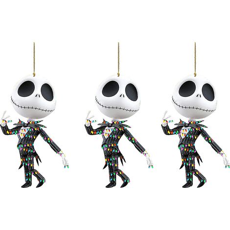 Lot de 3 décorations suspendues pour Halloween, pendentifs en acrylique pour voiture ou sapin de Noël, décorations de fêtes et cadeaux (1/3)