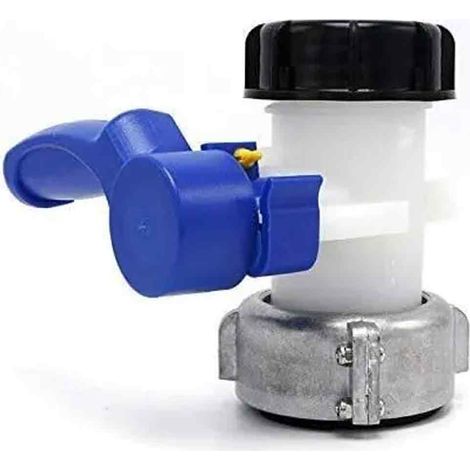 Adaptateur IBC - Vanne Papillon - Raccord 75 mm - Robinet Clapet DN50 - Pour Cuve 1000 L (1/5)