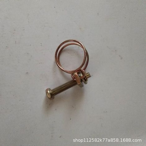 Fourniture ponctuelle de colliers de serrage à double fil d'acier pour tuyaux, de colliers de serrage de type américain, de clips et d'échardes de type américain.