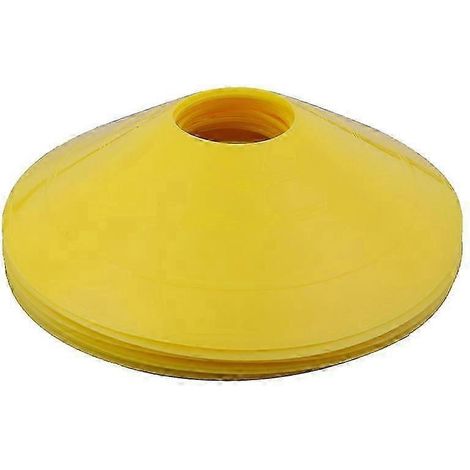 Lot de 10 disques de football, marqueurs de seau, panneaux d'entraînement, cônes plats, disques marqueurs (1/5)