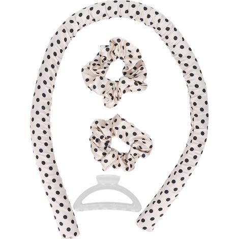 Rouleau à friser sans chaleur 4 Bandeau Bigoudis Cheveux Longs, Tige de Bouclage Douce, Coiffure Sans Dommage, Accessoire de Salon (1/5)