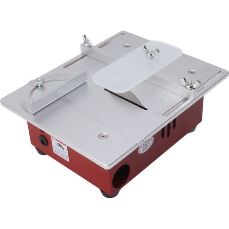 Scie de table multifonctionnelle 96 W pour le travail du bois, outil de coupe de bureau, mini scie de table domestique pour le bricolage et les travaux manuels, 110-240 V, prise américaine (1/5)