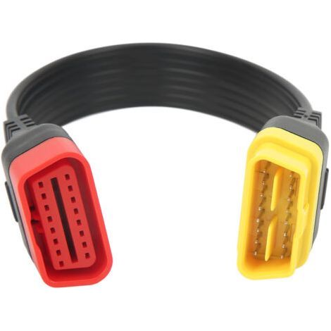 Cble d'extension OBD 16 broches 36 cm mle à femelle cble adaptateur de connecteur de Diagnostic (1/4)
