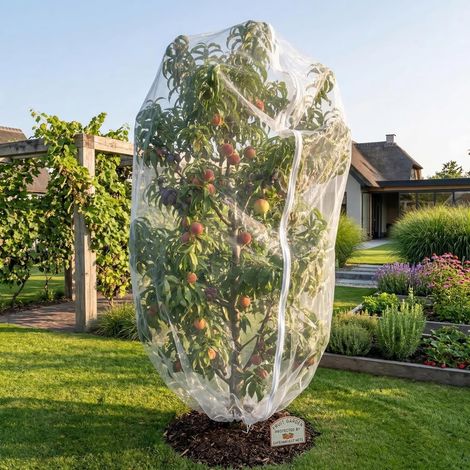 Filet pour Arbre Fruitier 200x240 CM, 1 Pièce Protection Potager (1/5)