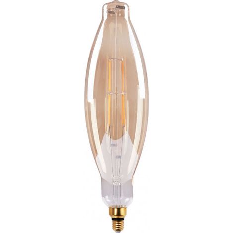 FABRILAMP Candela a filamento 43x12d 8w 640lm E27 Ambra Ambra 3000k