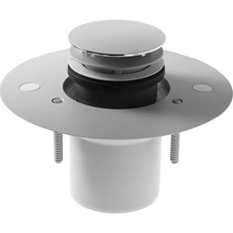 Plato de ducha con desagüe vertical cromado DURAVIT