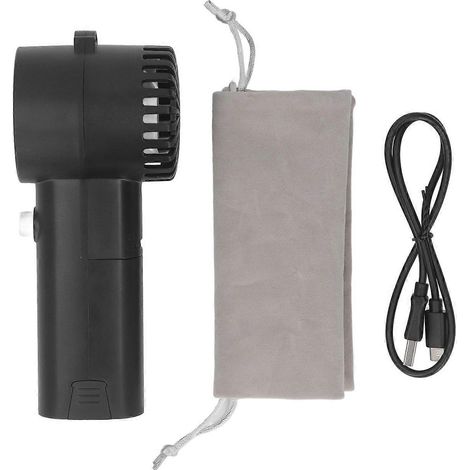 Verstellbarer Turbo-Mini-Ventilator, 4400 mAh, Staubblasfunktion, verstellbar, wiederaufladbar, tragbar, mit Turbofunktion