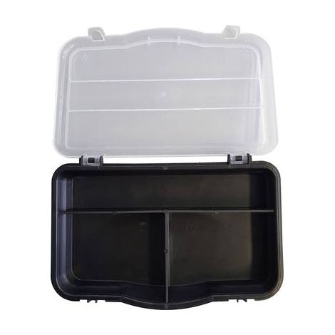 Caja de almacenamiento alutec to 706 3 compartimentos transparente