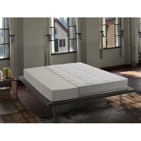 Talamo Italia Materasso matrimoniale Sandra, Materasso sfoderabile in Waterfoam, 100% Made in Italy, Anti acaro e Anallergico, Cm 160x200h19, con imballo rinforzato (1/5)