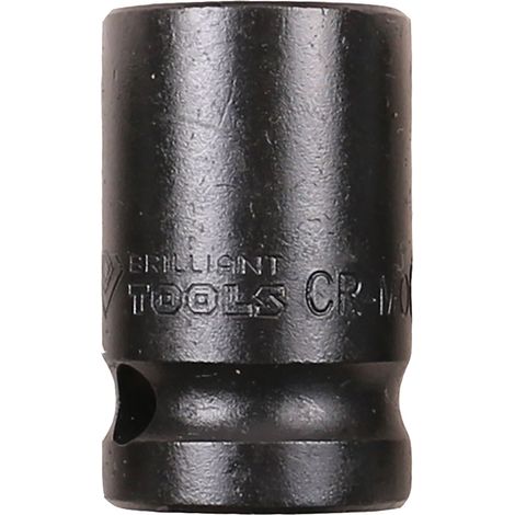 BRILLIANT TOOLS 1/2" Vaso de impacto hexagonal 23 mm corto - BT022647 (1/2)