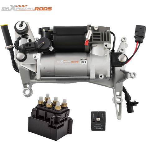 Compresor con soporte + bloque de válvulas for VW Touareg 7L Porsche Cayenne 9PA (1/5)