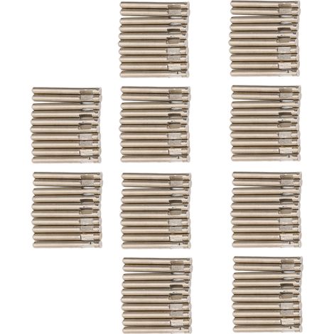 100PCS Broches de Contact Câble Électrode 2,0mm Cuivre pour Appareil Massage Physiothérapie Fil Chauffant (1/5)