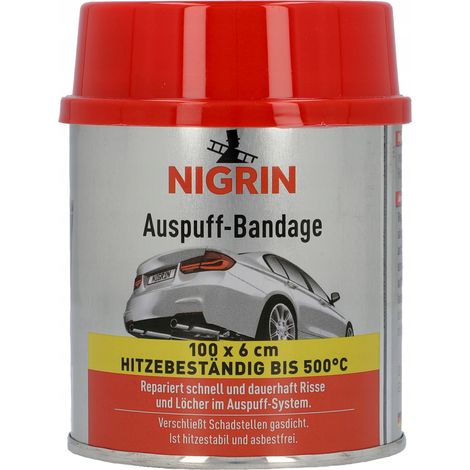 Kit de reparación de silenciador de escape Nigrin con vendaje libre de amianto de 100x6CM (1/2)