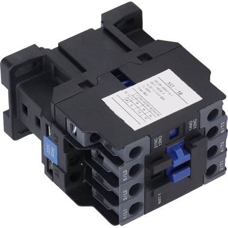 Contacteur 32A 50Hz, Plastique Thermosetting PA66, Rail DIN, Commande Automatique (1/5)