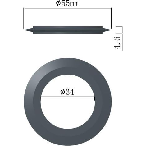 Joint d'étanchéité pour réservoir d'eau, joint de remplacement pour bouchon de réservoir d'eau, joint en caoutchouc pour panier, joint de vidange noir (1/5)