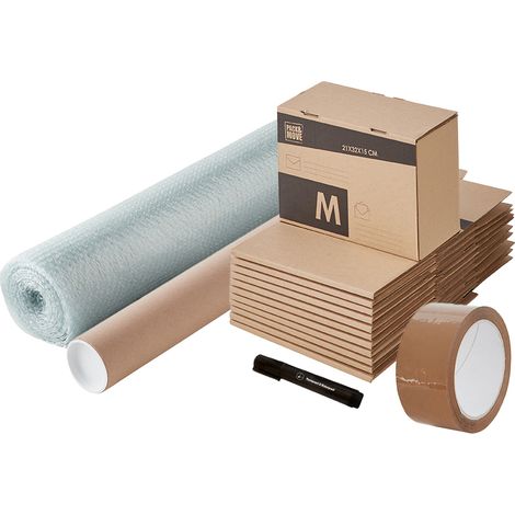 Pack and Move - Kit d’expédition + marqueur noir et adhésif offert (1/5)