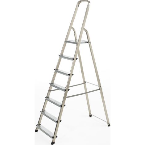 Échelle veritt 7 marches aluminium capacité 150 kg
