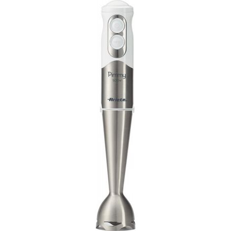 ARIETE 886 Pimmy Mixeur plongeur 3 en 1 - 500 W - 1 vitesse + mode turbo - Blanc et métal (1/5)