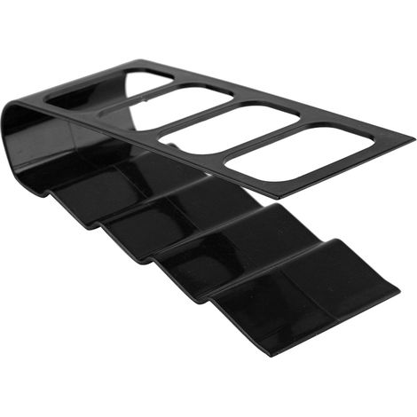 Fernbedienungshalter für TV/DVD/Videorecorder, schwarze Kunststoff-Aufbewahrungsablage für den Schreibtisch, universeller Fernbedienungsorganizer, Schreibtischregal (1/5)