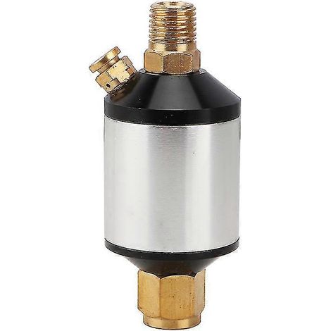 Séparateur eau/huile 1/4" NPT, filtre pour conduite d'air, séparateur eau/huile pour pistolet à peinture, pour pistolet à peinture et air comprimé (1/5)