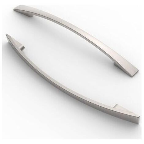 Poignées de meubles, 10 pièces, entraxe de 160 mm, poignées de placard, poignées de cuisine, poignées de tiroir, nickel brossé. (1/5)
