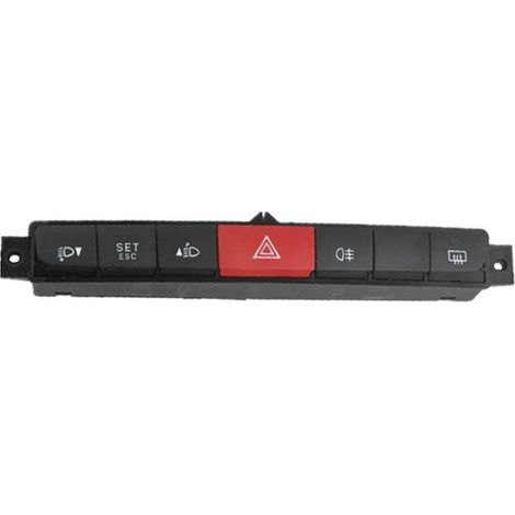 Color: Black Material: Plastic Original part number: 735498199 Hazard warning switch for cars--DTEKGAZ (1/5)