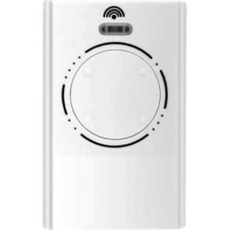 FLAMMKRAFT-Télécommande de porte de garage — Compatible avec les modèles FAAC XT4 868 SLH (868 MHz, double canal) — Blanc