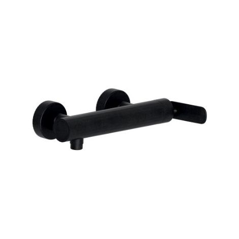 Mitigeur de douche mural Chromé Noir Brossé - CRISTINA ONDYNA FL40175 (1/2)