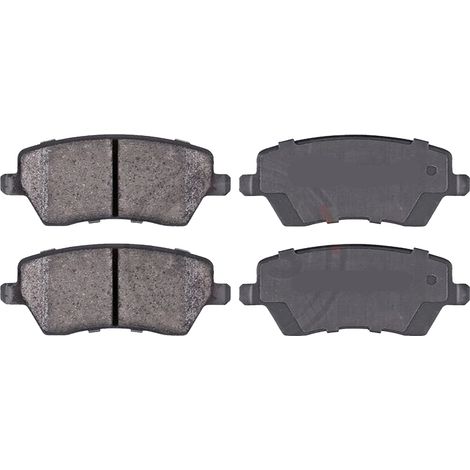 KIT PASTIGLIE FRENO ANTERIORI compatibile con RENAULT CAPTUR I (J5,H5) / PASTIGLIE FRENANTI AUTO OEM P 68 033, / SOSTITUZIONE DIRETTA / BASSA POLVERE / SILENZIOSO (1/4)