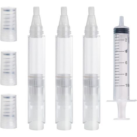 QORVA-Marqueur de retouche de peinture avec seringue, kit de réparation pour murs intérieurs et rangement de peinture (1/5)