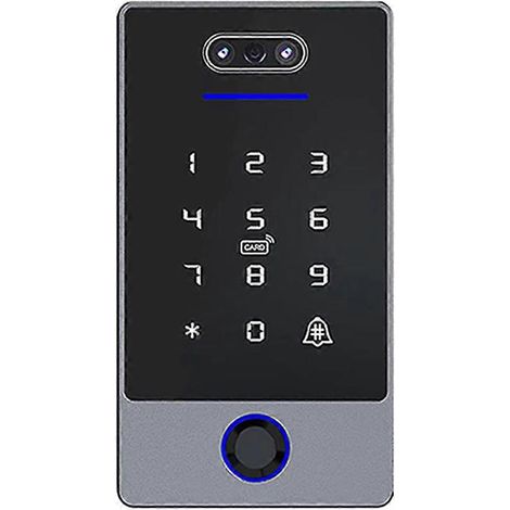 Clavier de contrôle d'accès par reconnaissance faciale TTLock, contrôleur d'accès autonome, étanche et à empreinte digitale (compatible avec les serrures de porte) - B (1/5)
