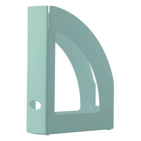 Porte-revues Ecogreen 100% recyclé et recyclable empilable vert pastel 250x80x320 mm archive 2000 2003 ve ps