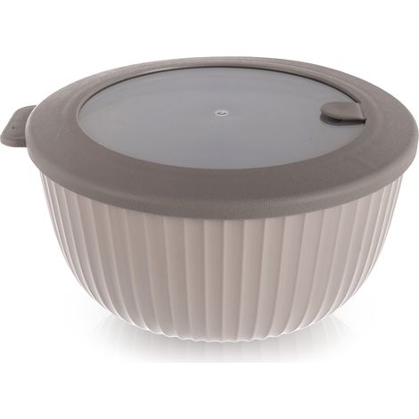 Ciotola da cucina con coperchio per mescolare, frullare, impastare, lavorare la pasta, 1 litro (1/5)