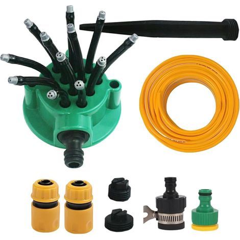 für den Garten 360 Grad drehbar wassersparend Sprinkler Set (1/5)