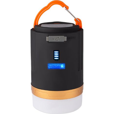 dirigélampes de camping,USBRechargeable avec lampe torche intégrée, idéale pour la randonnée, les situations d'urgence (1/5)