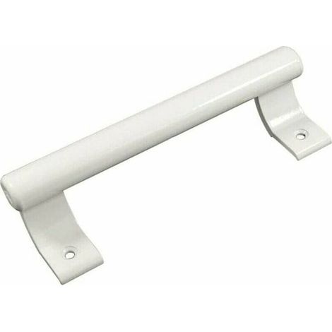 Manilla para puerta corredera de aleación de aluminio moderna y resistente de 200 mm (blanca). (1/4)